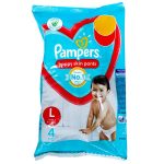 Pampers Happy skin pants ( L) 4'S
